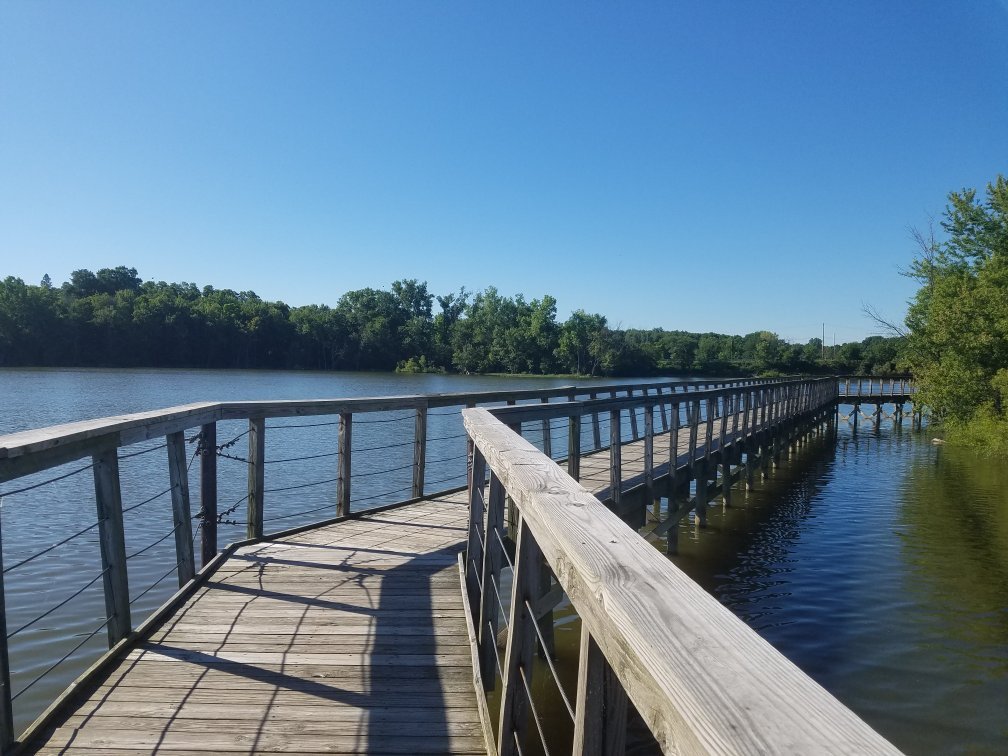 Hoover Mudflats Boardwalk at Hoover Reservoir