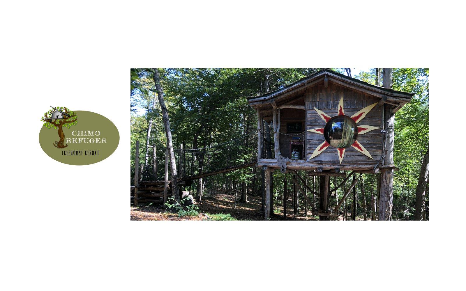 Chimo Refuges Centre de Vacances Insolite Eclectic Treehouse Resort