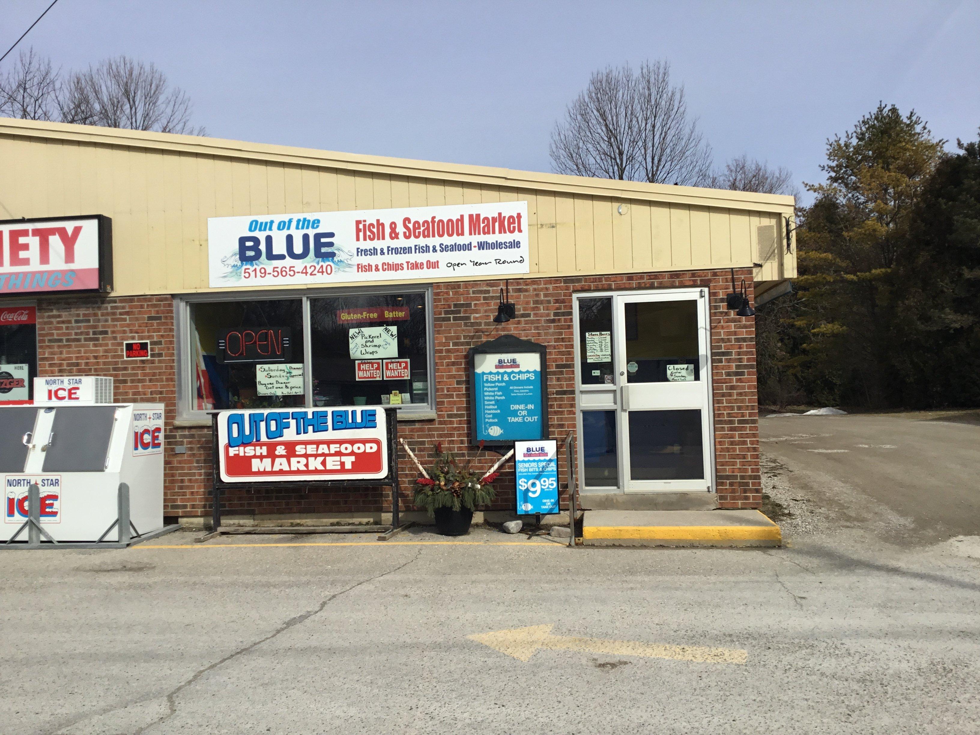 Out Of The Blue Fish And Seafood Market Fish And Chips