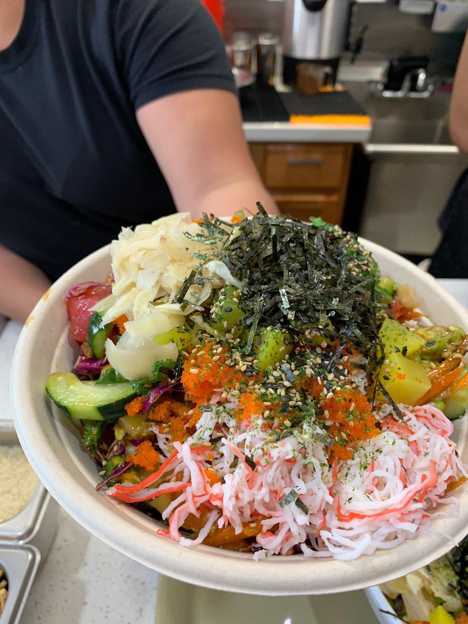 ahi poke sushi Bowl