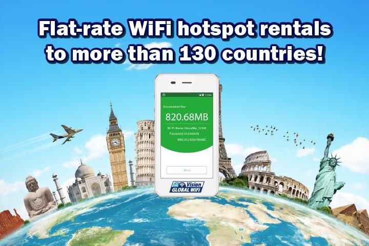 WiFi rental around world - Vision Global WiFi