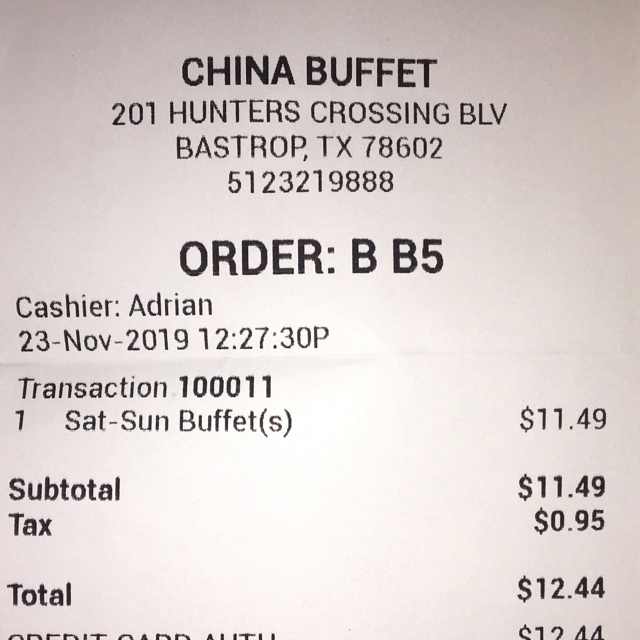 China Buffet