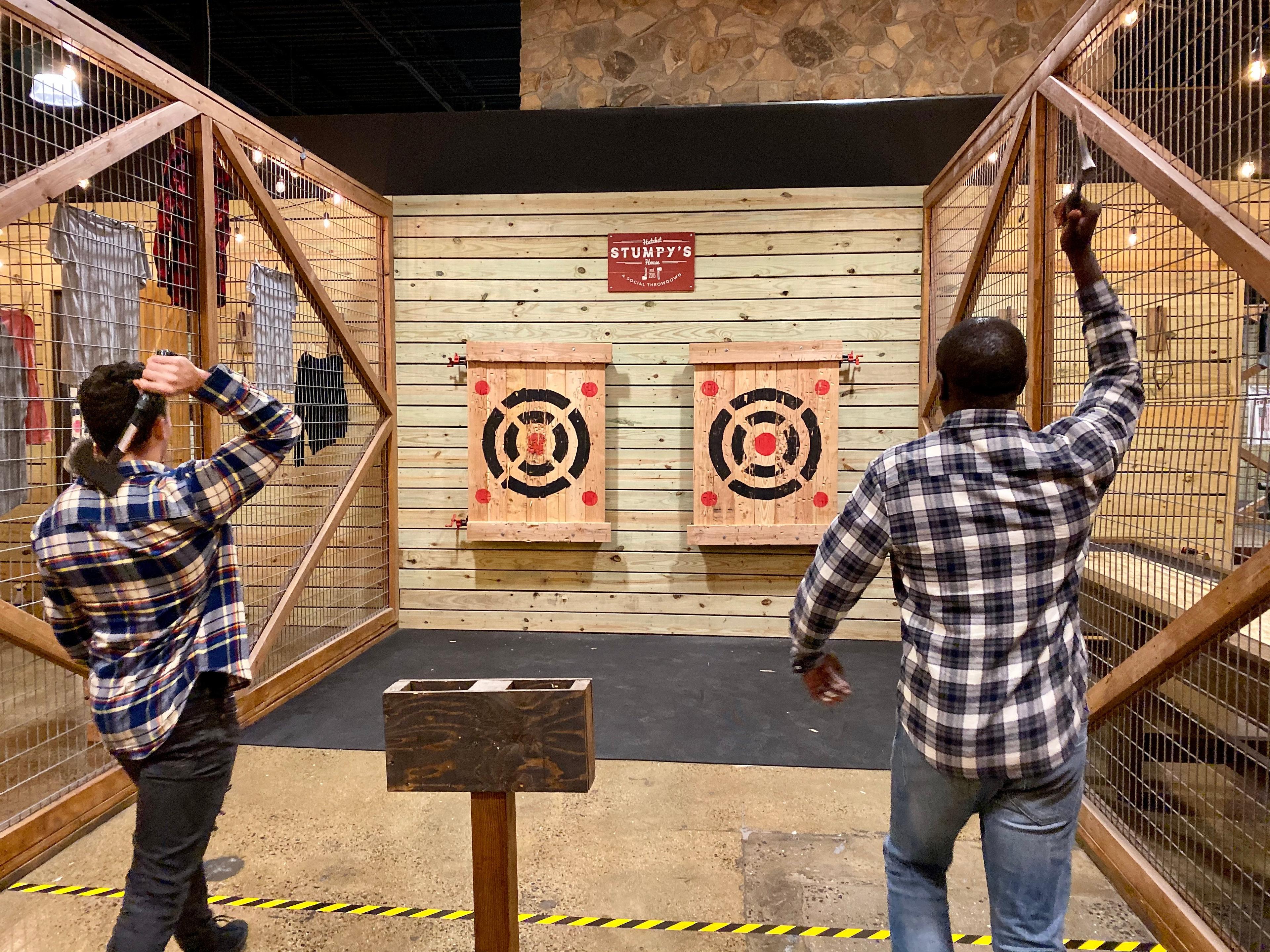 Stumpy's Hatchet House - Princeton - Axe Throwing