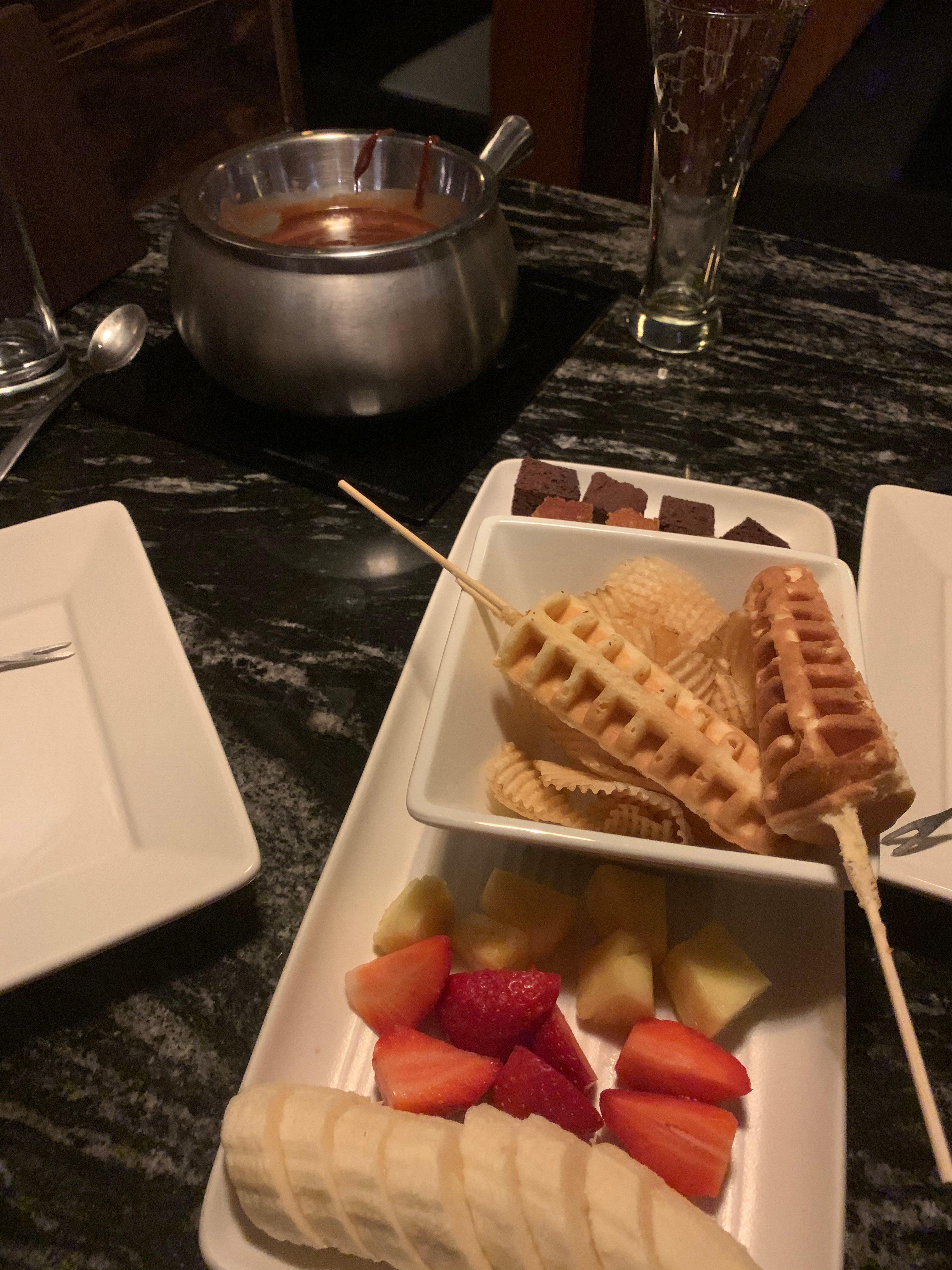 Bleu Flames: FONDUE · GRILL · BAR