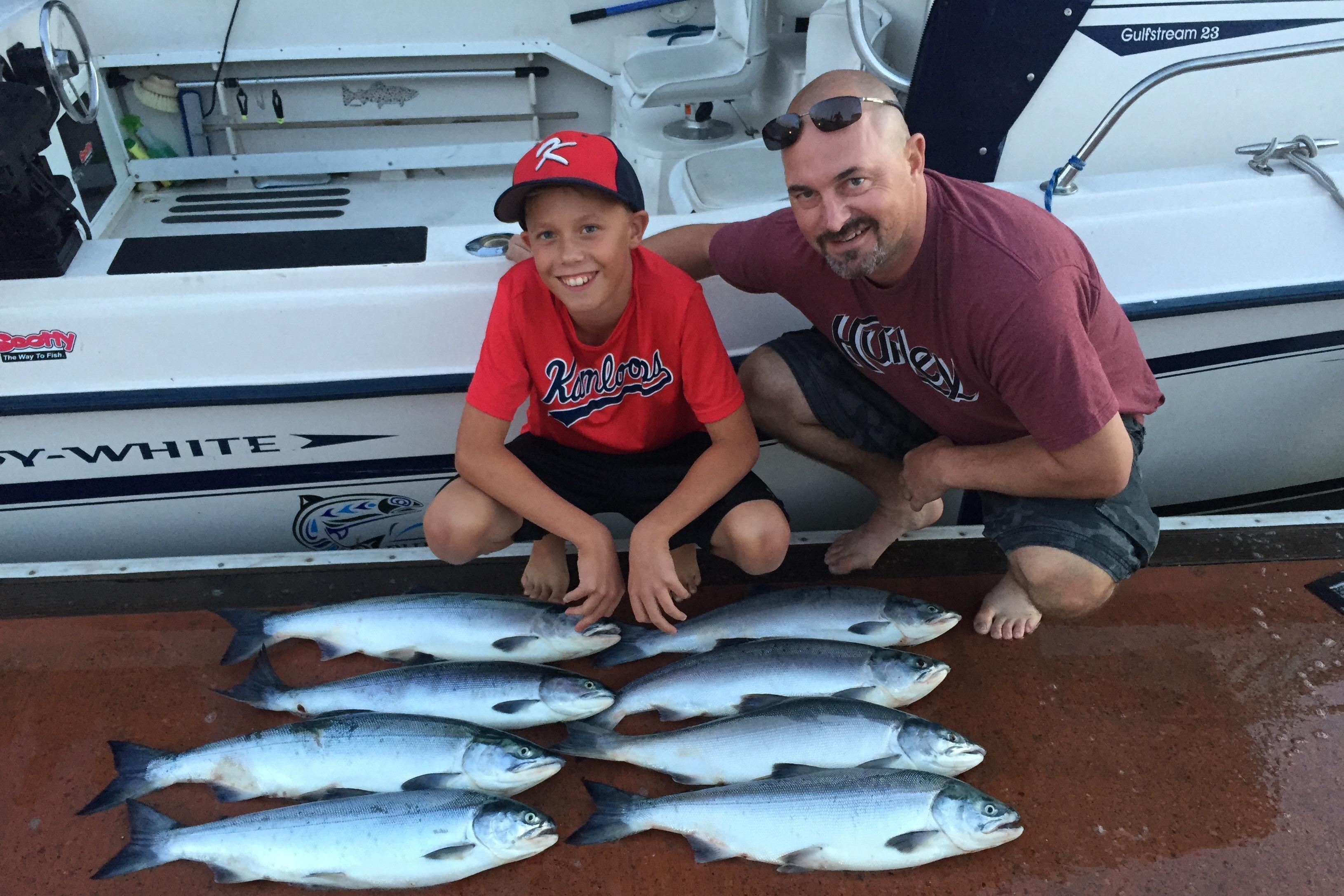 Pursuit Salmon Fishing Salmon Charters