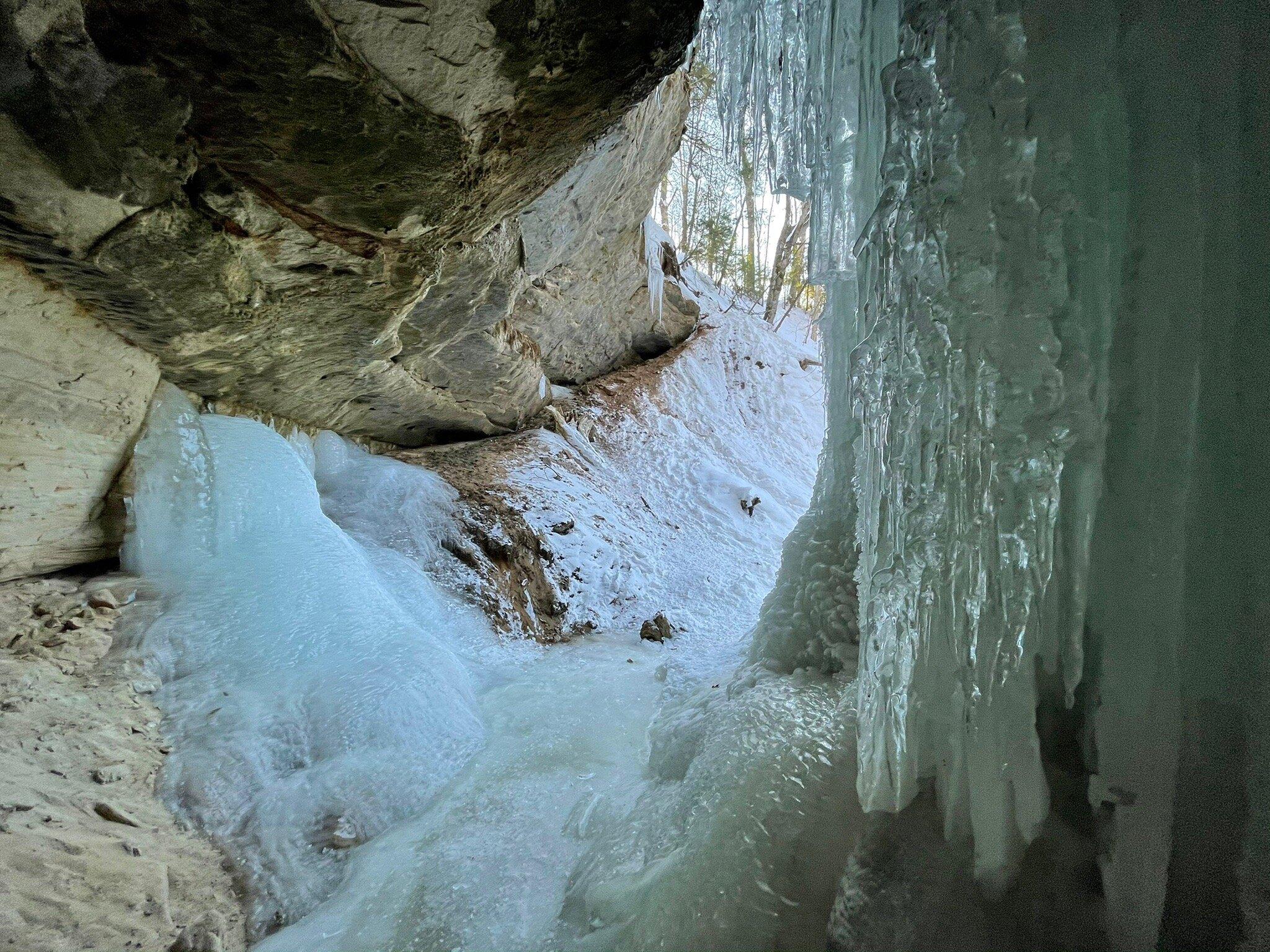 The Curtains - Ice Climbing Wall