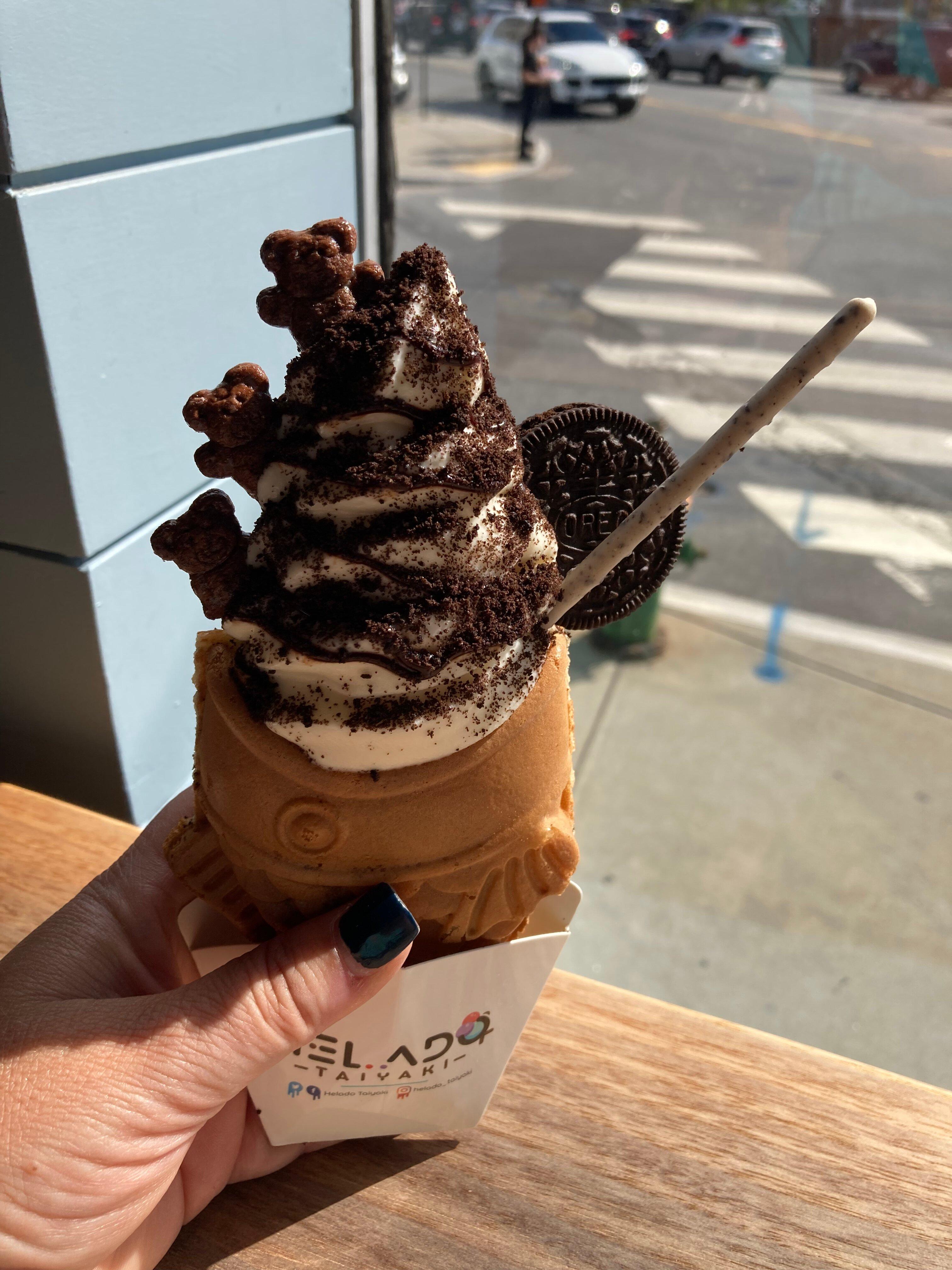 Helado Taiyaki