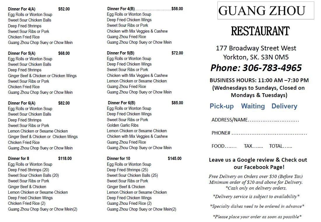 Guang Zhou Restaurant