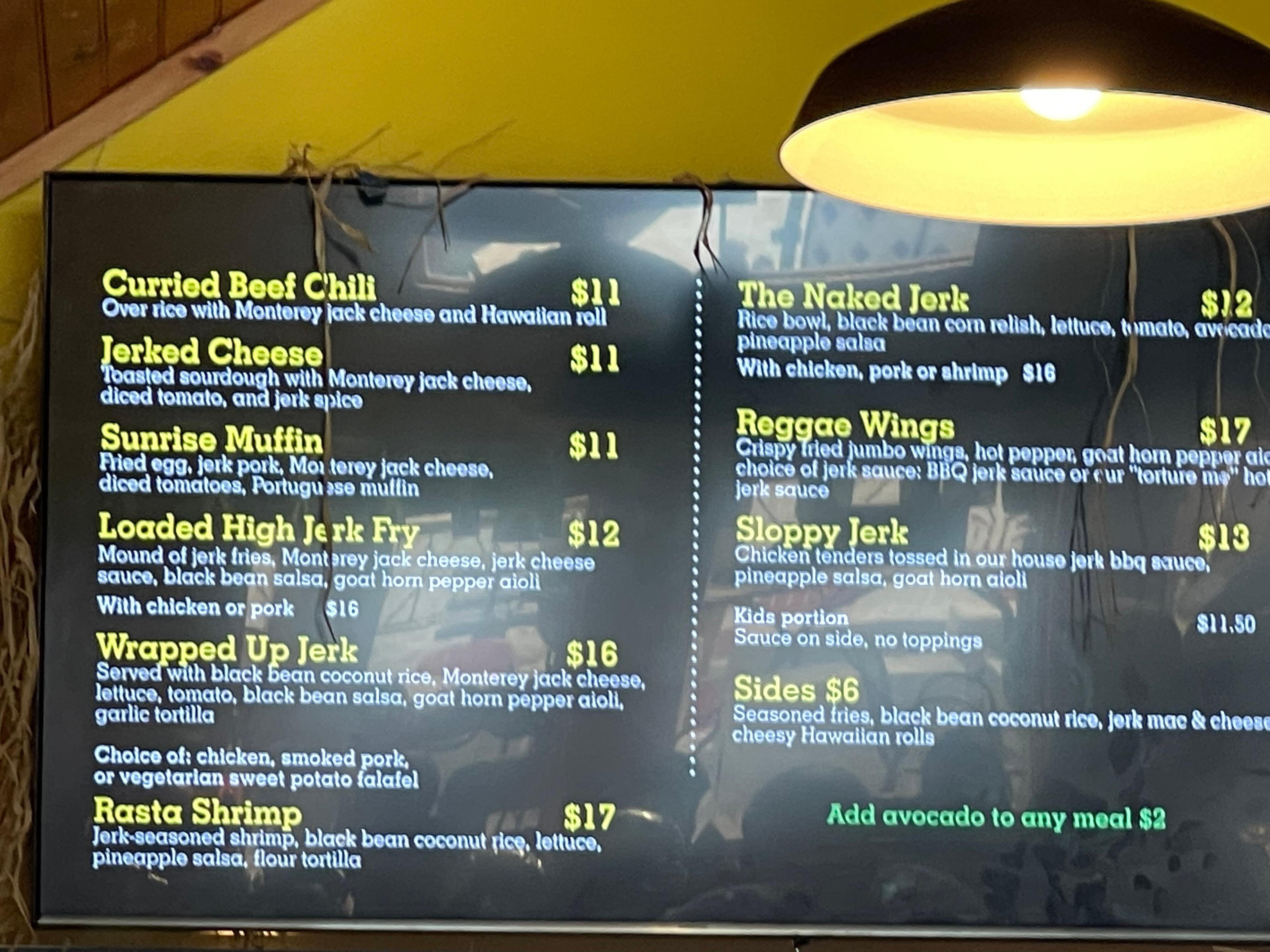 Jerk Jamaican Mountain Grill