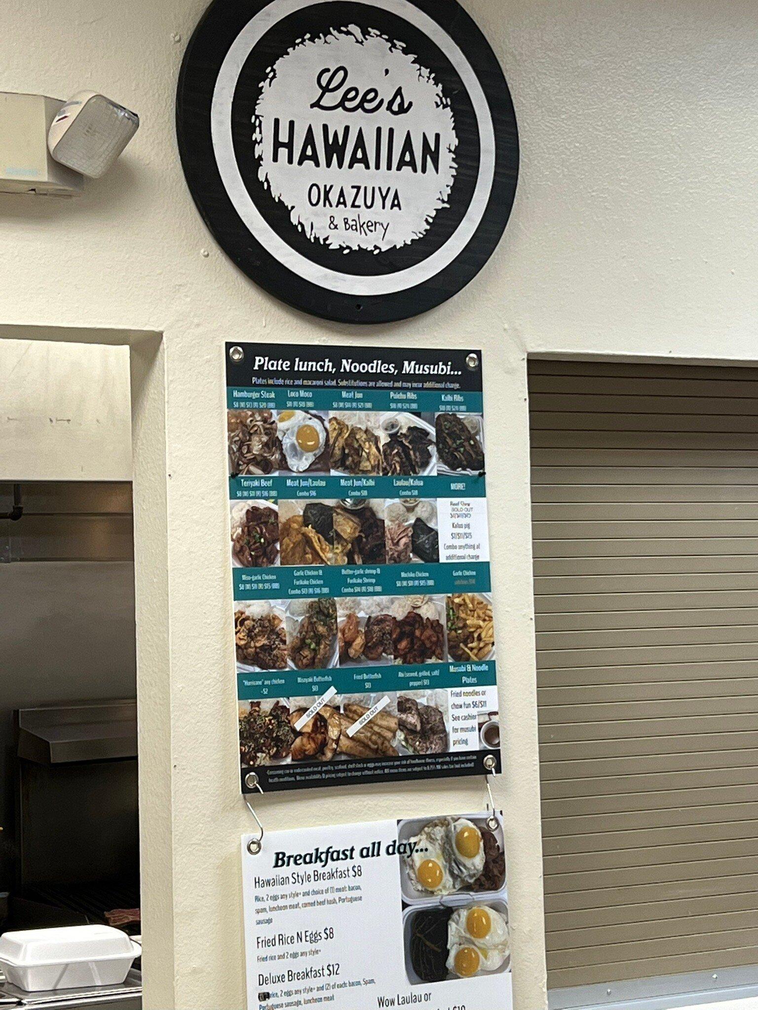 Lee’s Hawaiian Okazuya & Bakery