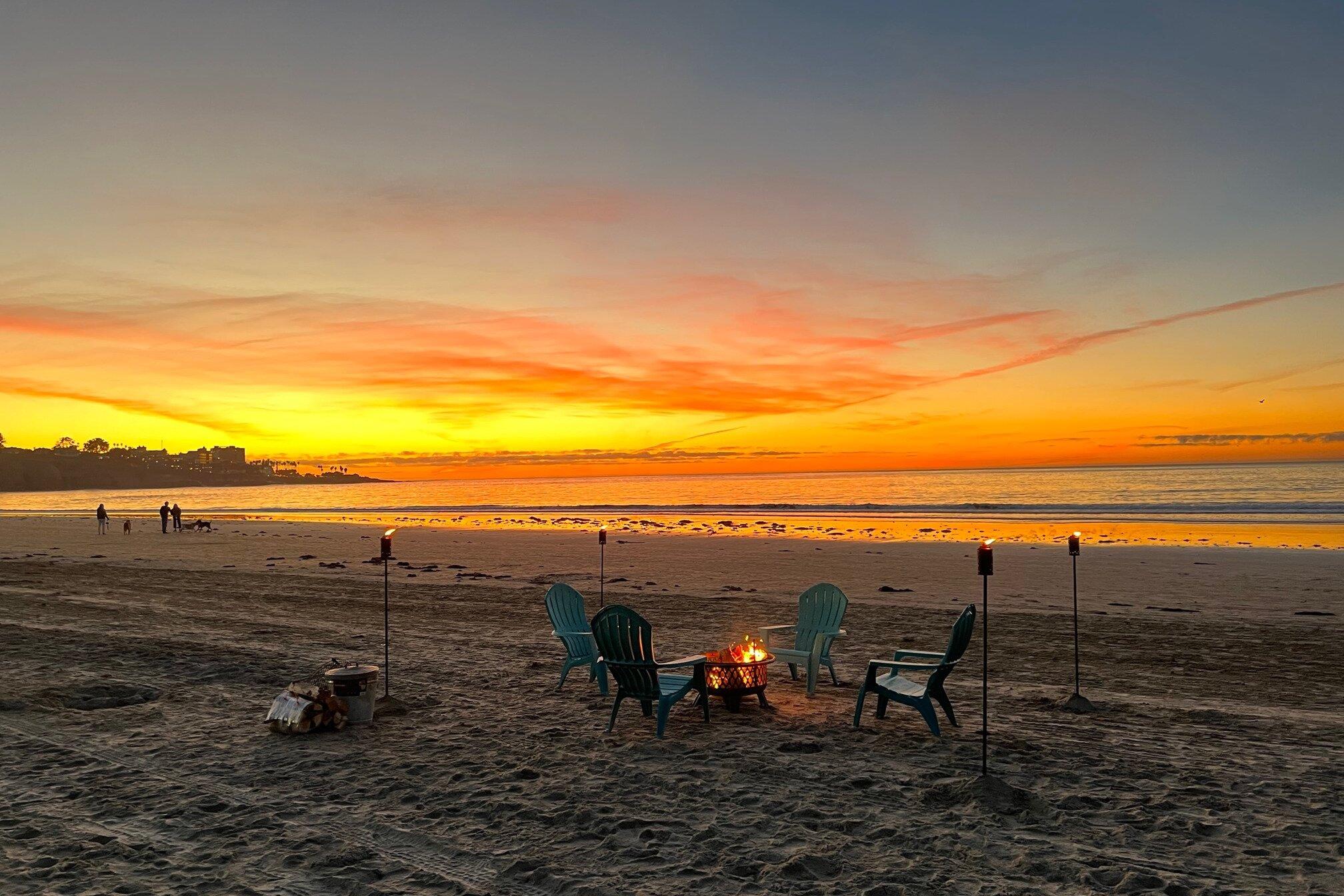 Beach And Bay Bonfires