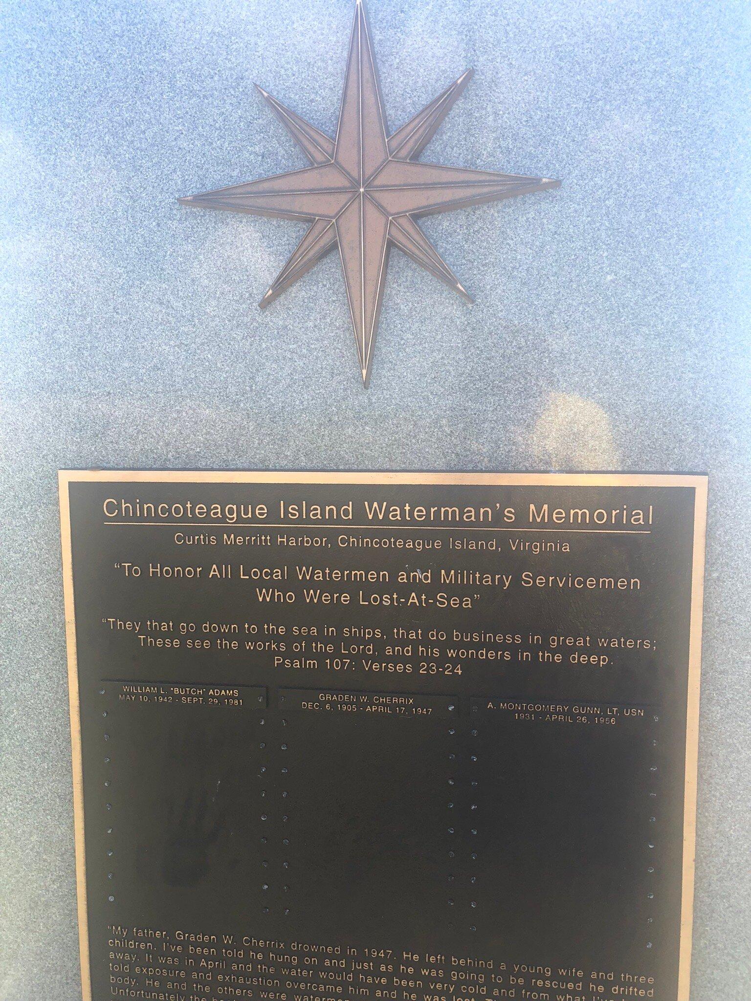 Chincoteague Island Waterman's Memorial