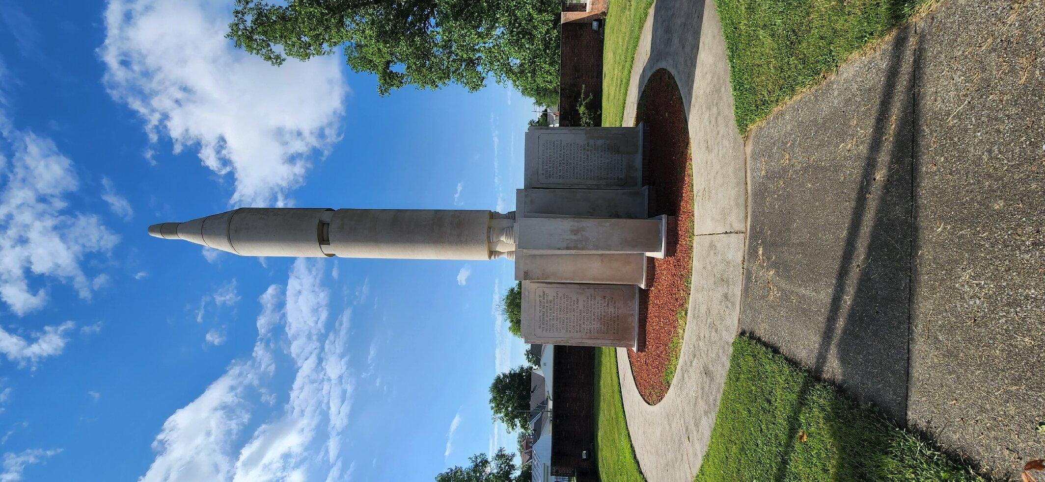 Virgil I Gus Grissom Rocket Monument