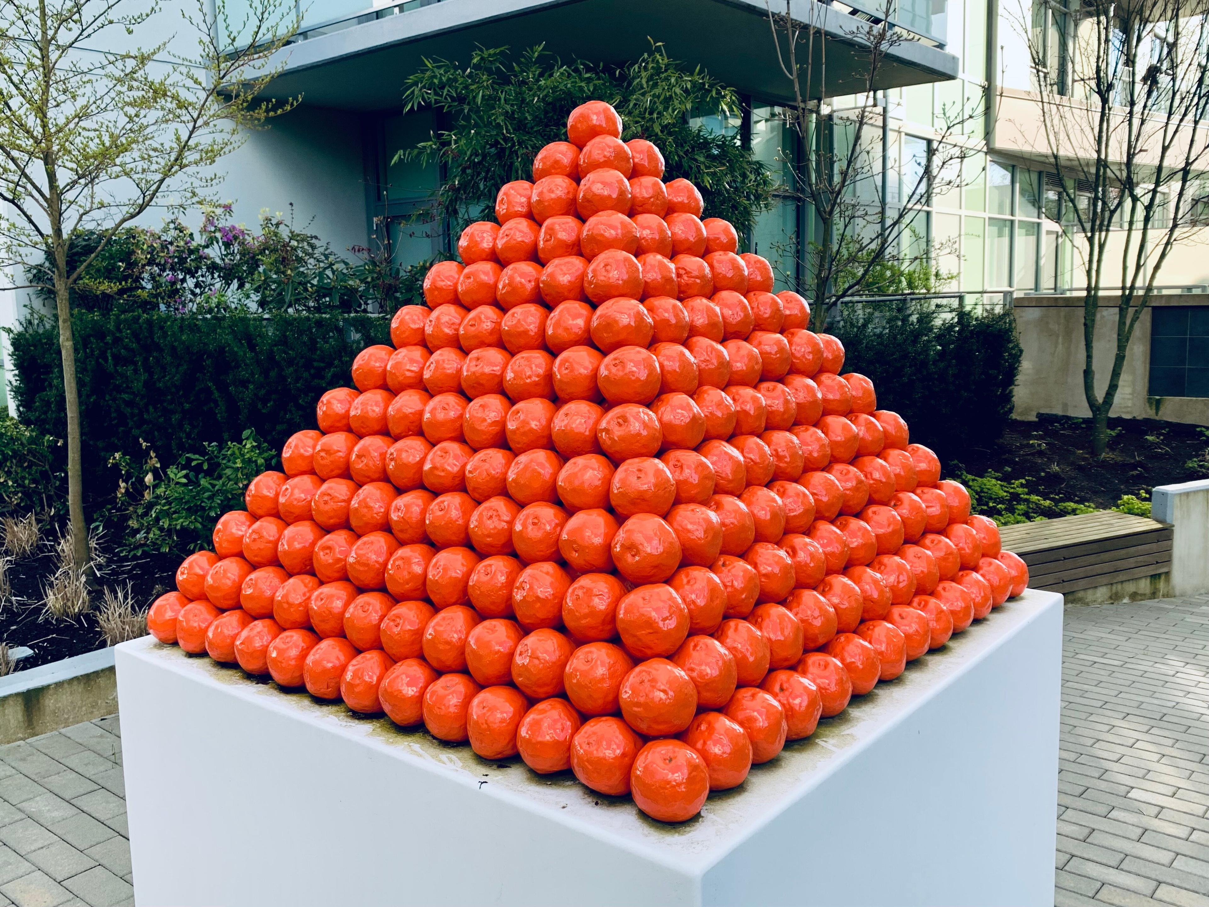 900 Oranges Sculpture