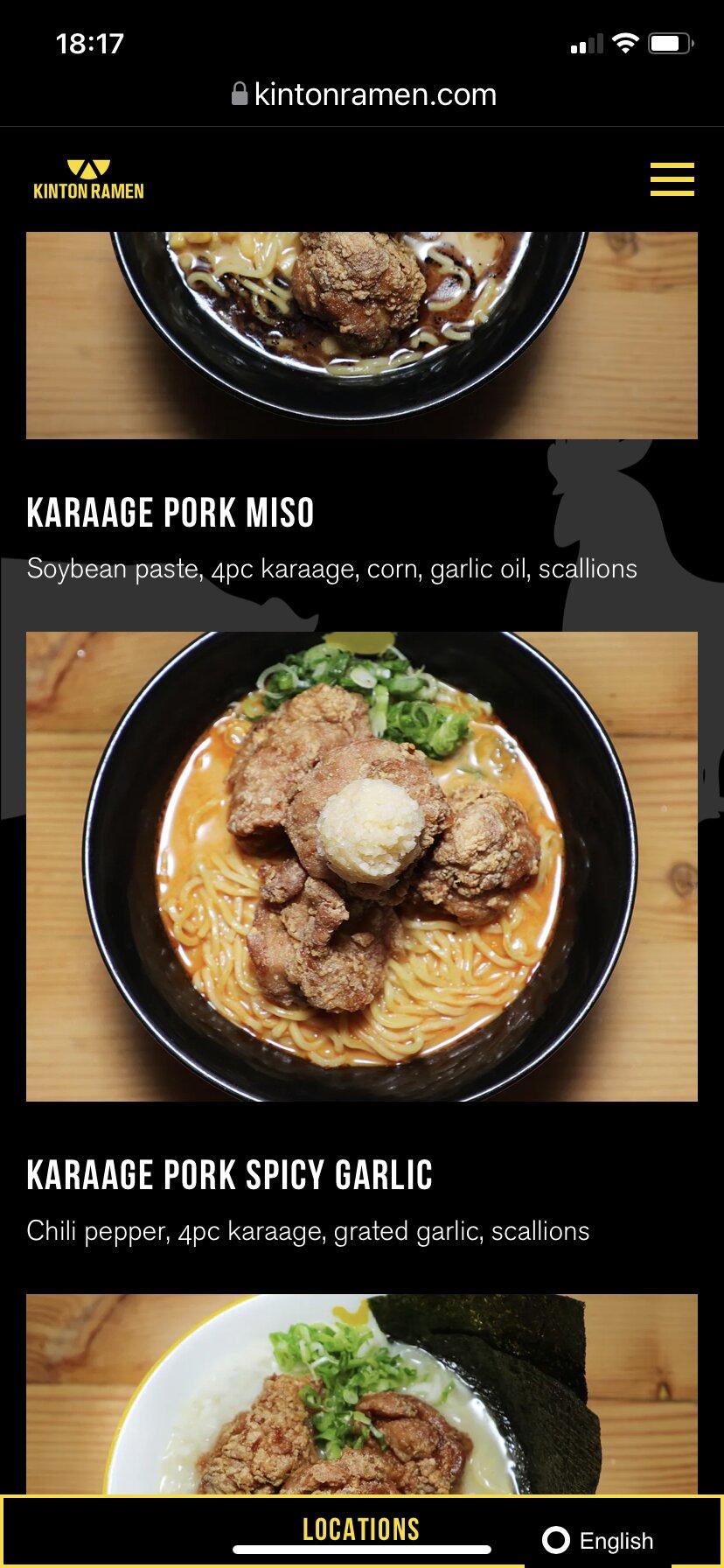 Kinton Ramen Pointe-Claire