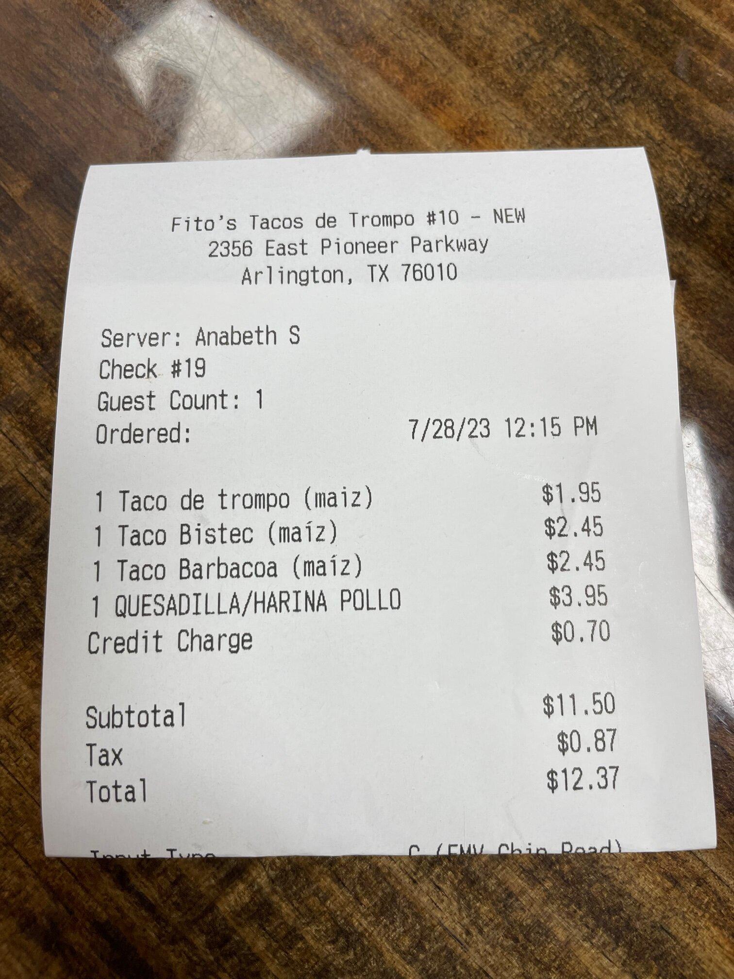 Fito's Tacos de Trompo