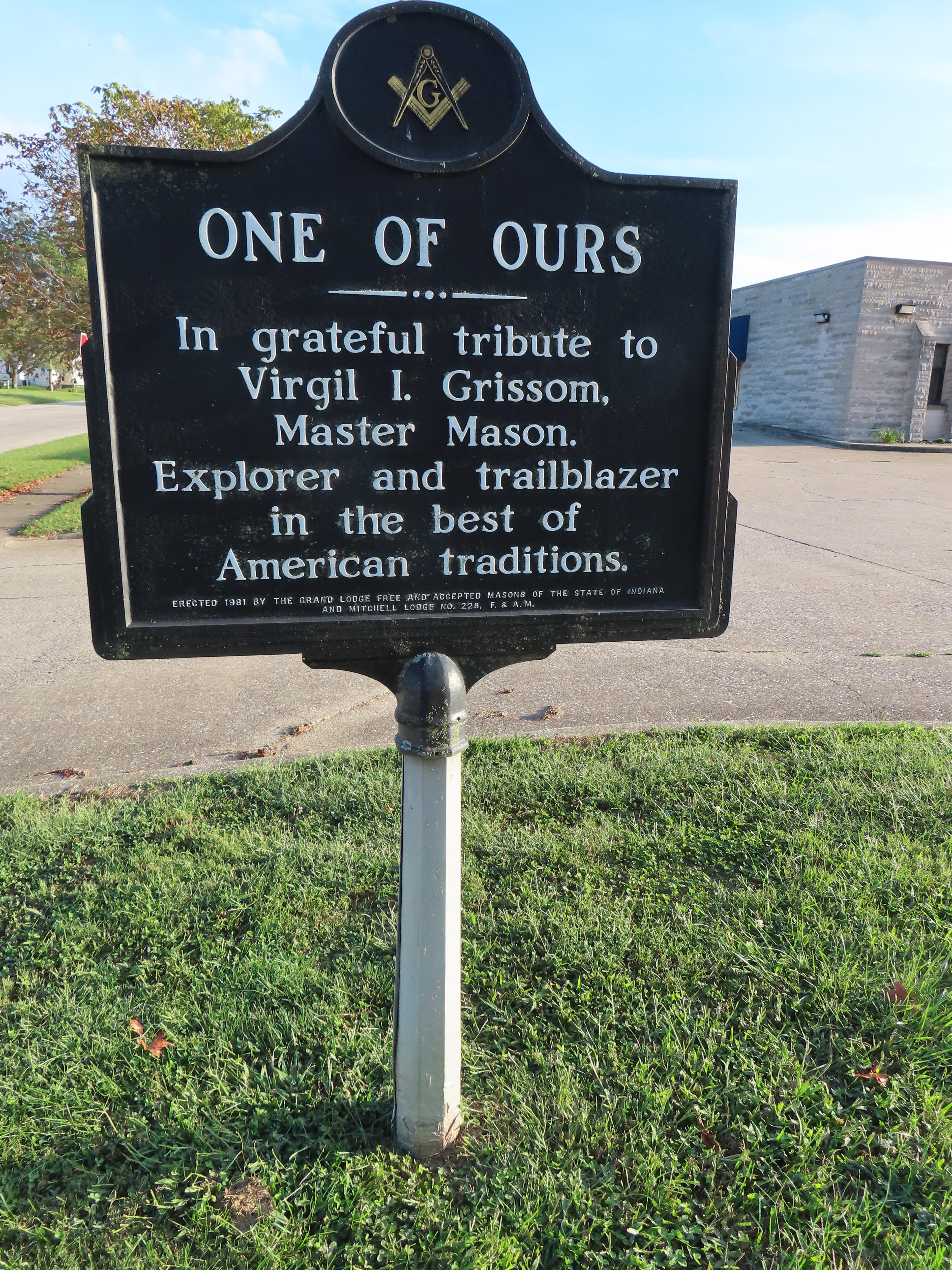 Virgil I. Gus Grissom Rocket Monument