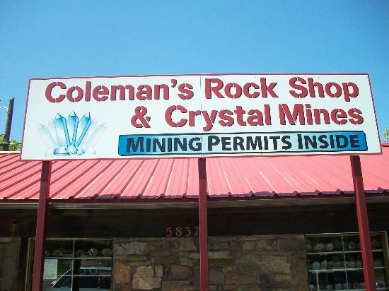 Coleman's Rock Shop & Crystal Mines - Jim & Terri