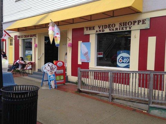 The Video Shoppe and Ice Cream Shoppe Take-out