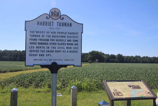 Harriet Tubman Birthplace Marker