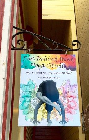 Foot Behind Head Yoga Studio