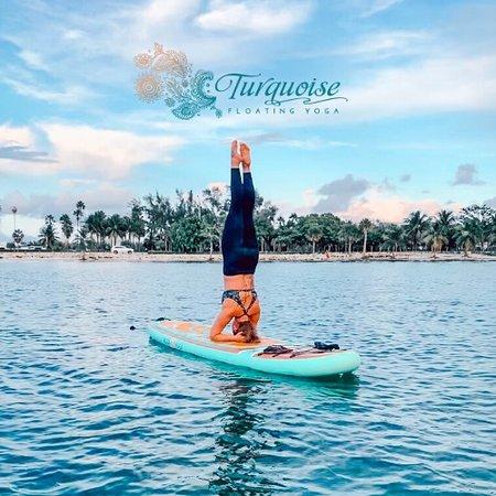 Turquoise Floating Yoga