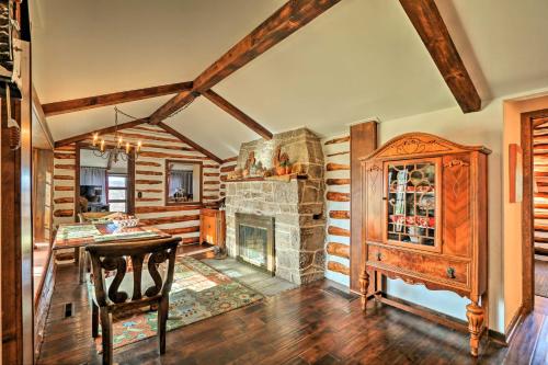 Macungie Cabin with Fireplace Near Bear Creek Skiing!