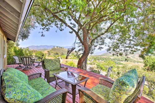 Hilltop Home in Wine Country - Hot Tub & Views