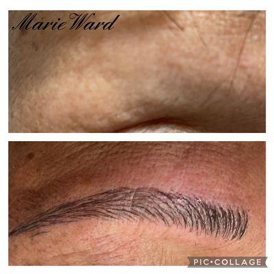 Microblading had no hair