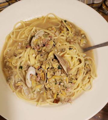 Linguini Red & White Calm Sauce. My husband loved it!