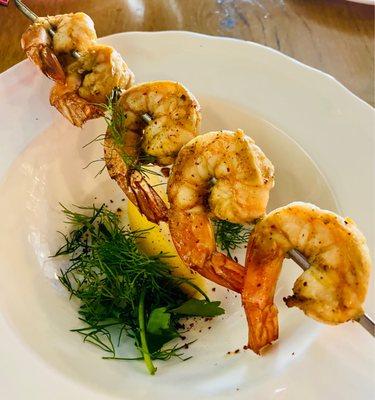 Cajun Prawn Skewer