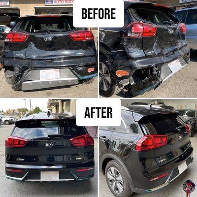 Kia Niro - Before and After