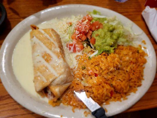 Seafood Chimichanga