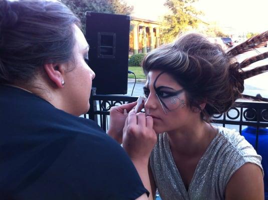 Emily Rose at a fashion show in River Ranch