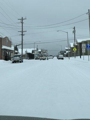 Small town of Haines had a few small grocery stores.