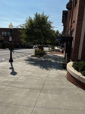 Another shot of the college walk.