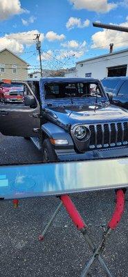 Jeep wrangler 2016 done by MAG MIDNIGHT AUTO glass