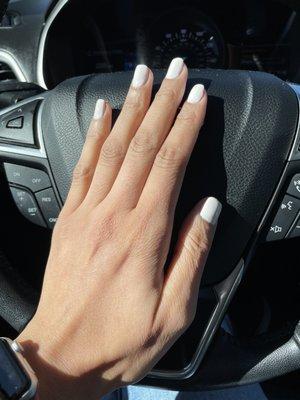 SNS removal and Regular manicure