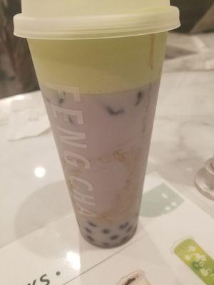 Black boba creamy delicious