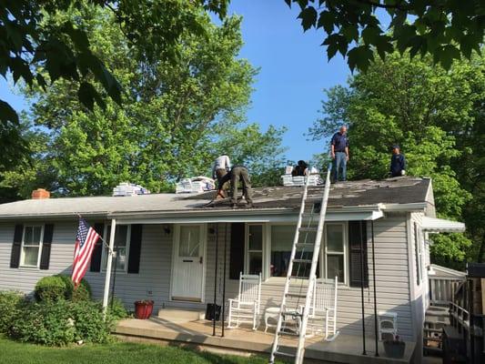 Another life time roof going on! If you need a new roof give us a call for a free estimate.