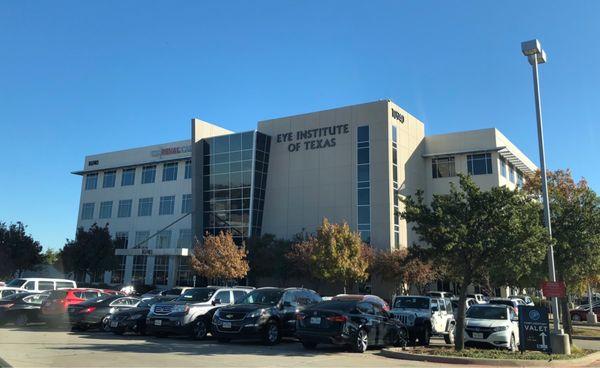 The Ophthalmology Surgery Center of Dallas is on the 4th floor in this building.