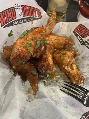 Cilantro lime wings