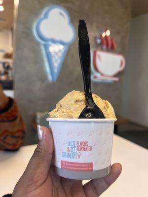 Pumpkin and ginger snap Junior Scoop Ice Cream