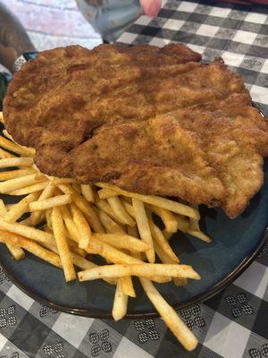 Jagerschnitzel. - huge!!