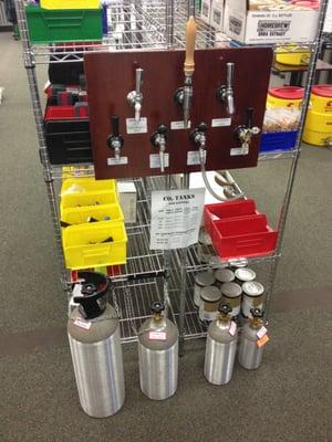 We have draft hardware - everything you need to make your own kegerator!