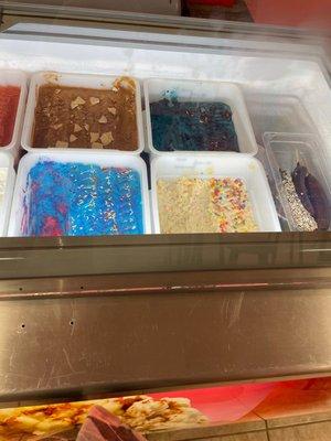 Ice cream selection