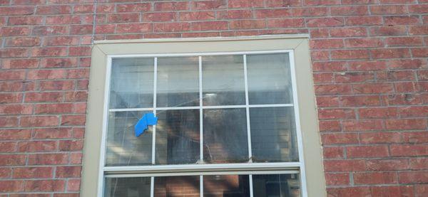 Replaced new double pane glass