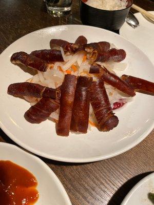 Crispy Pork Intestines