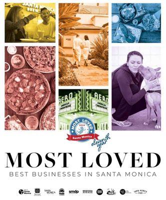 Our founder, Carmen on the cover of the City of Santa Monica's "Most Loved Best Businesses Santa Monica" magazine for 2024!