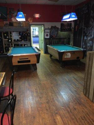 Pool tables!